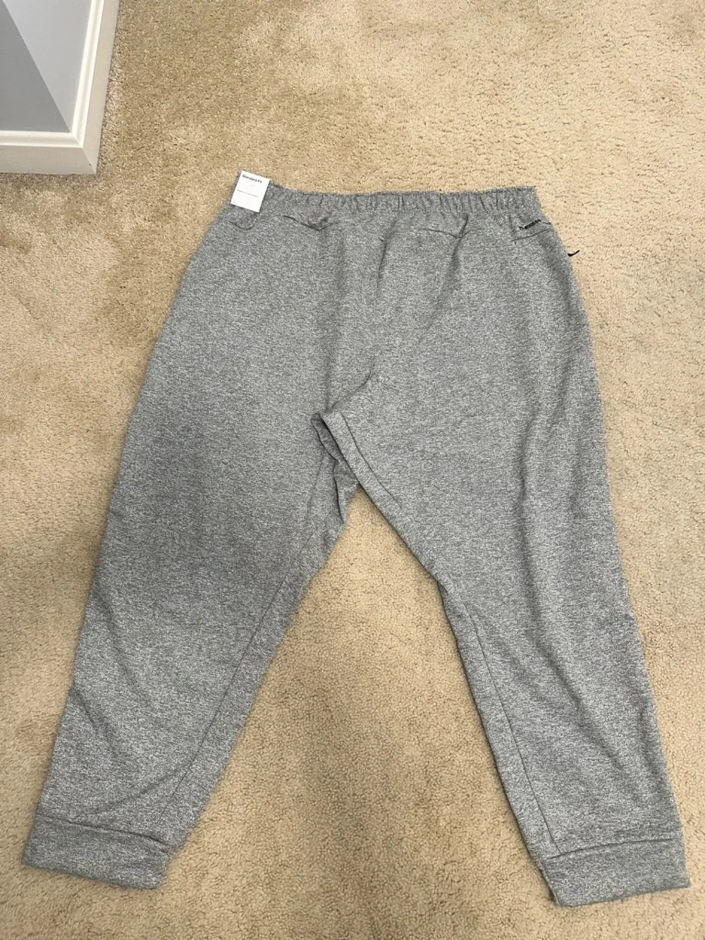 Nike Men's Therma-FIT Tapered Fitness Pants Joggers Dark Grey Heather Sz 4XL NWT